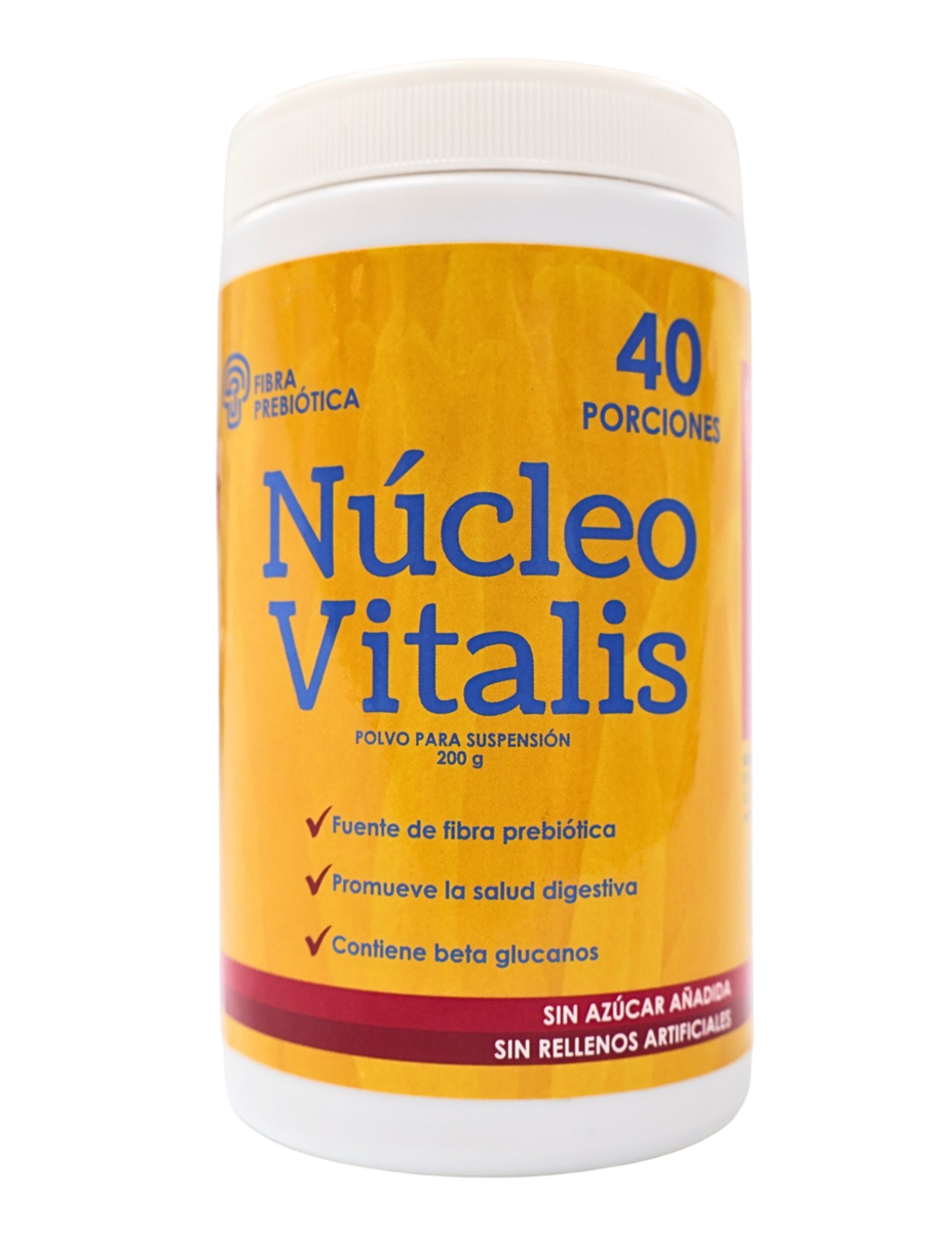 Envase terminado de Núcleo Vitalis